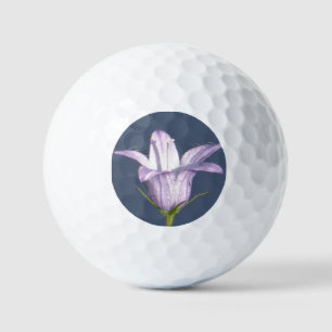 Schöne blaue Glocke-Blume Golfball