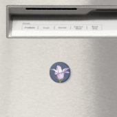 Schöne blaue Glocke-Blume Magnet (In Situ (Geschirrspüler))