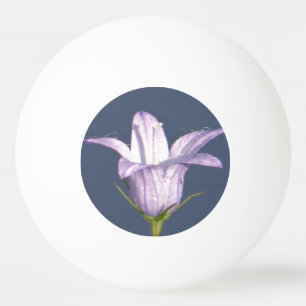 Schöne blaue Glocke-Blume Tischtennisball