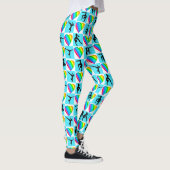 SCHÖNE BLAUE GYMNASTICS LEGGINGS (Rechts)