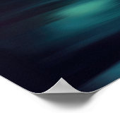 Schöne Blaue Heron in der Nacht Poster (Ecke)