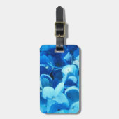 schöne blaue Hydrangea Blume Geschenke. Gepäckanhänger (Vorderseite vertikal)