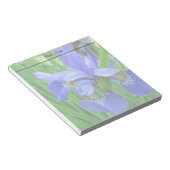 schöne blaue Iris-Blume Notizblock (angewinkelt)