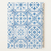 Schöne blaue Kachel Planer (Rückseite)