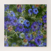 Schöne blaue Kornblumen Puzzle (Horizontal)