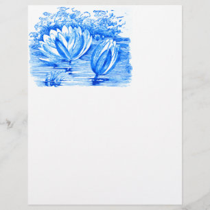 Schöne blaue Lotus-Blume