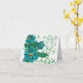 Schöne blaue Mäuse mit farbenfrohen Hintergrund Karte (Gelbe Blume)