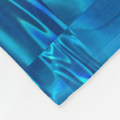 Schöne blaue Ozean Custom Bild sanfte Wellen Fleecedecke (Ecke)