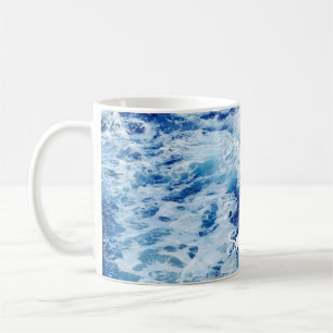 Schöne blaue Ozeanwellen Kaffeetasse