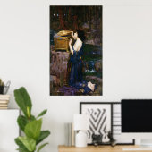 Schöne blaue Pandora Poster (Heimbüro)