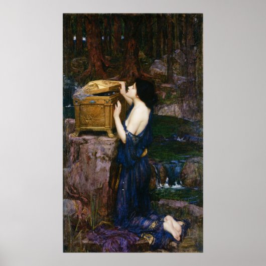 Schöne blaue Pandora Poster (Vorne)