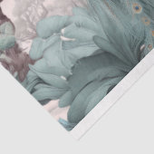 Schöne blaue Pfauen Seidenpapier (Ausschnitt)