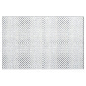 Schöne blaue Polka-Punkte auf weißem Hintergrund Stoff (Yard (91,4 cm))