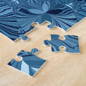 Schöne Blaue Puzzle (Seite)