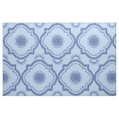 Schöne blaue Quatrefolie Stoff (Fat Quarter (45,7 x 55,9 cm))