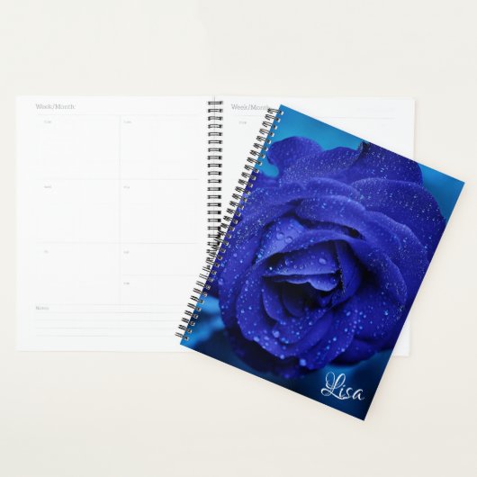 Schöne blaue Rose Planer (Anzeige)