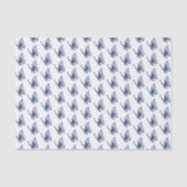 Schöne blaue Schmetterlinge Geburtstag Seidenpapier (Vorderseite)