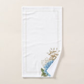 Schöne blaue Sonnenblume Badhandtuch Set (Handtuch)