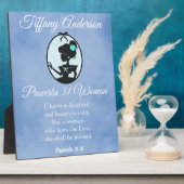 Schöne blaue Sprichwörter 31 Silhouette Fotoplatte (Seite)