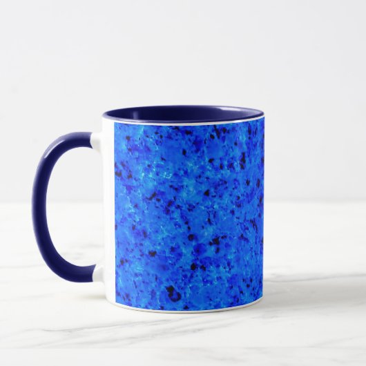 Schöne Blaue Stein Gestaltung, Tasse (Links)