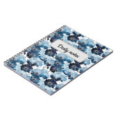 Schöne blaue Sterne Notizblock (Linke Seite)