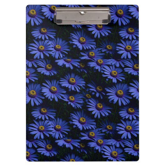 Schöne blaue Stifte Klemmbrett (Vorderseite)