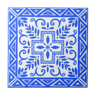 Schöne blaue Tile Fliese