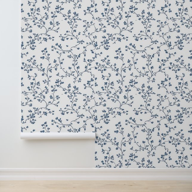 Schöne blaue Toile Tapete (Anwendung)