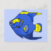 Schöne Blaue Tropenfrösche Postkarte (Vorderseite)