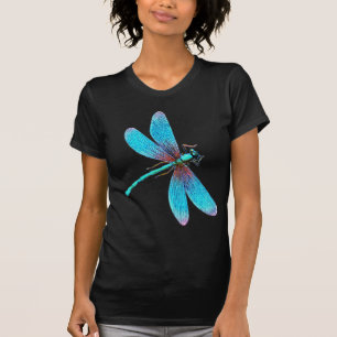 Schöne blaue Türkisblume T-Shirt