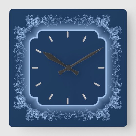 Schöne blaue Uhr (Vorderseite)