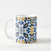 💙 💛 Schöne, blaue und gelbe Azulejos,   Kaffeetasse (Links)
