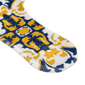 💙 💛 Schöne blaue und gelbe Azulejos Schneidebrett (Ecke)