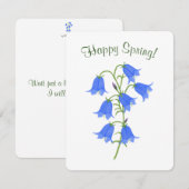 Schöne Blauglocken im Frühling (Vorne/Hinten)