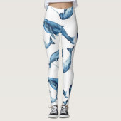 Schöne Blauwale und Narwhals | Leggings (Vorderseite)