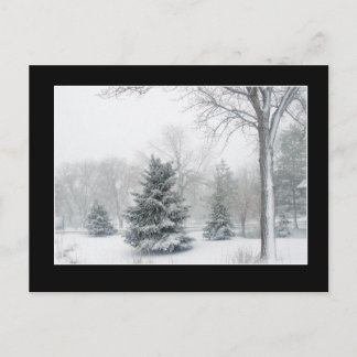 Schöne Blizzard Postkarte