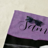 Schöne Blonde Lady (Personalize) Strandtuch (Beispiel)