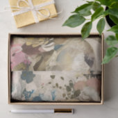 Schöne Blossom Frau Collage Dekoupage Seidenpapier (Geschenk)