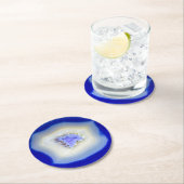 Schöne Blue Agate Drinks Untersetzer (Vor Ort)