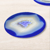 Schöne Blue Agate Drinks Untersetzer (Angewinkelt)