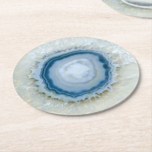 Schöne Blue Agate Drinks Untersetzer (Angewinkelt)