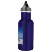 Schöne Blue Beach Flasche Edelstahlflasche (Rechts)