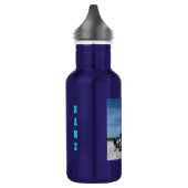 Schöne Blue Beach Flasche Edelstahlflasche (Links)