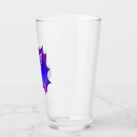Schöne Blue Dove Graphic Glas (Links)