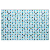 SCHÖNE BLUE STAR CHEERLEADING STOFF (Fat Quarter (45,7 x 55,9 cm))
