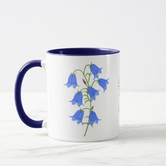 Schöne Bluebells Combo-Tasse Tasse (Links)