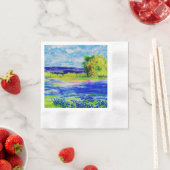 schöne Bluebonets Serviette (Beispiel)