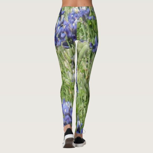 Schöne Bluebonnet Leggins (Rückseite)