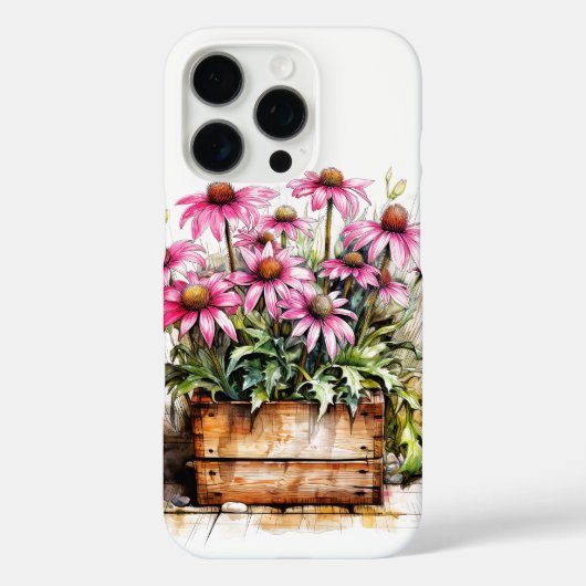 Schöne blühende Aster-Blume Case-Mate iPhone Hülle (Rückseite)