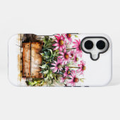 Schöne blühende Aster-Blumen iPhone 16 Hülle (Rückseite (Horizontal))